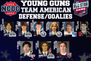 Announcing the 2023 NCDC All-Stars: Young Guns Team American Defensemen/Goaltenders