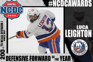 #NCDCAwards: P.A.L. Jr. Islanders Captain Leighton Named Defensive Forward Of The Year